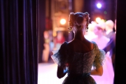 Performer backstage